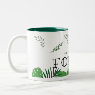 Tasse 2 Couleurs typographie Votre repos est venu de la coupe à la