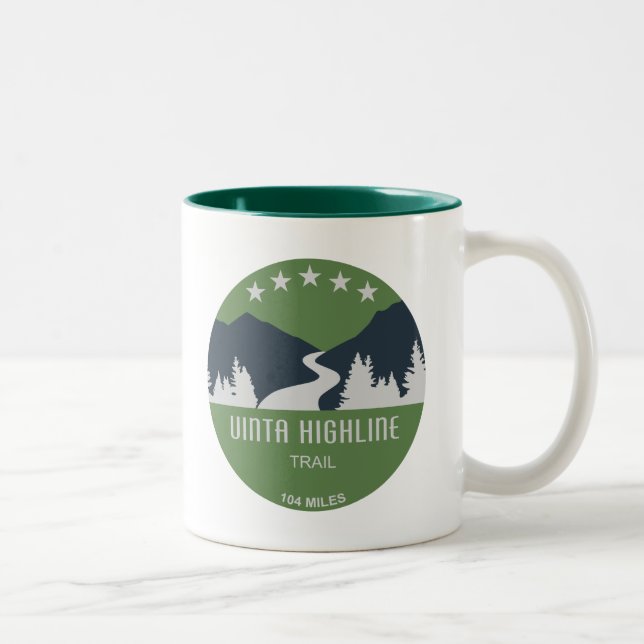 Tasse 2 Couleurs Uinta Highline Trail Utah (Droit)