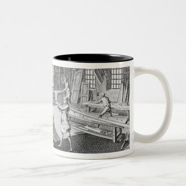 Tasse 2 Couleurs Un atelier de l'ébéniste, du 'Encyclopedie (Droit)