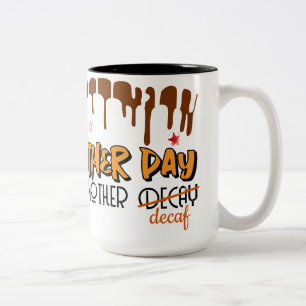 Tasse 2 Couleurs Un autre jour, un autre déca – Skull Clock Coffee