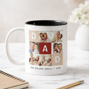 Tasse 2 Couleurs Un cadeau de Fête des Pères en 6 photos