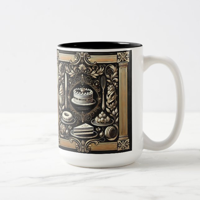 Tasse 2 Couleurs Un cadeau élégant pour les boulangers (Droit)