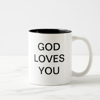 TASSE 2 COULEURS UN DIEU VOUS AIME