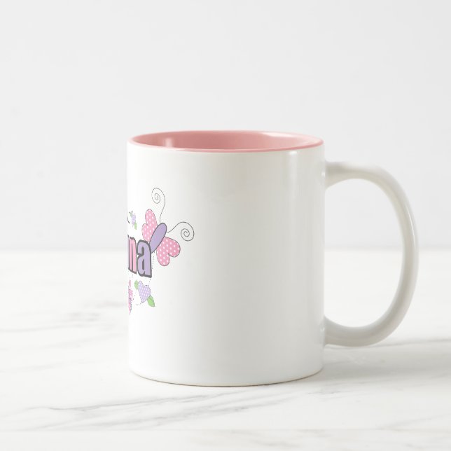 Tasse 2 Couleurs Un d'un Nonna aimable (Droit)