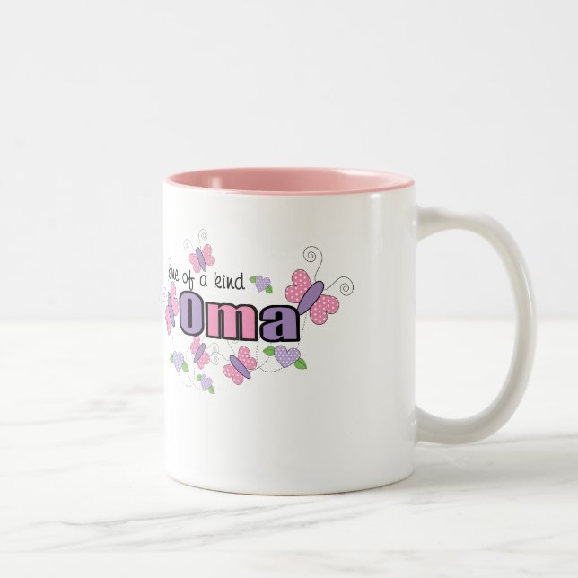 Tasse 2 Couleurs Un d'un Oma aimable (Droit)