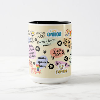 Tasse 2 Couleurs Un état d'esprit positif