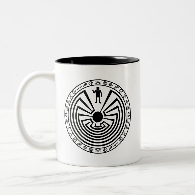 Tasse 2 Couleurs Un homme dans le Maze (Gauche)