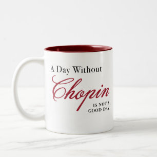 Tasse 2 Couleurs Un jour sans Chopin…