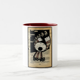 Tasse 2 Couleurs Un silence fâché… Le baril de biscuit