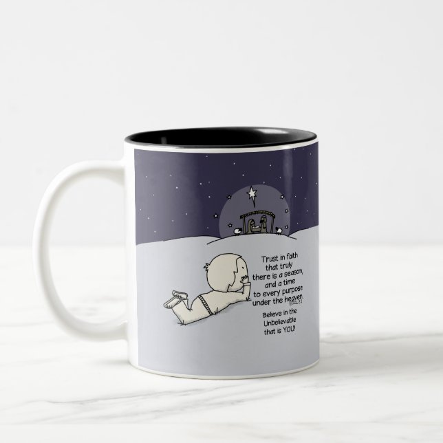 Tasse 2 Couleurs Un temps pour tous les objectifs (Gauche)