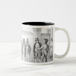 Tasse 2 Couleurs Une bande de prison de gouvernement