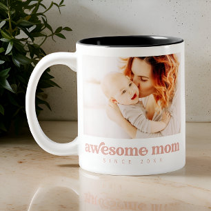 Tasse 2 Couleurs Une maman géniale depuis le 20ème anniversaire d