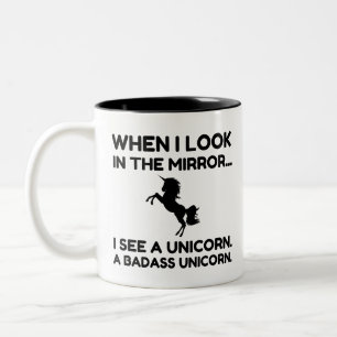 TASSE 2 COULEURS UNICORN DE BADASS