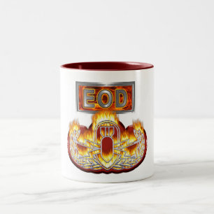 Tasse 2 Couleurs Uniquely Designed Commemorative EOD