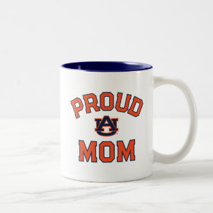 Tasse 2 Couleurs Université d'Auburn "Fier Maman"