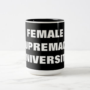 TASSE 2 COULEURS UNIVERSITÉ FÉMININE DE SUPRÉMATIE