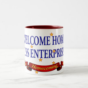 Tasse 2 Couleurs USS Enterprise à la maison bienvenue