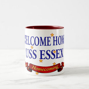 Tasse 2 Couleurs USS Essex à la maison bienvenu