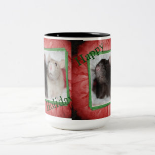 Tasse 2 Couleurs Vacances heureuses Ratties