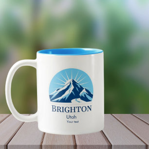 Tasse 2 Couleurs Vacances souvenir de ski à Brighton Utah