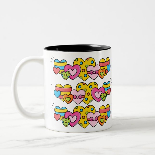 Tasse 2 Couleurs Valentine (Gauche)