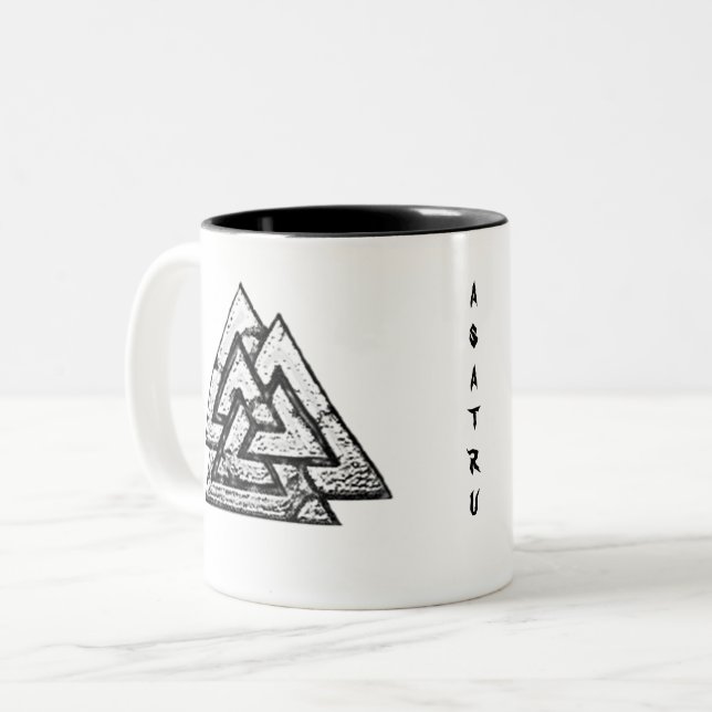Tasse 2 Couleurs Valknut (Devant gauche)