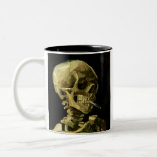 Tasse 2 Couleurs Van Gogh Fumer du squelette