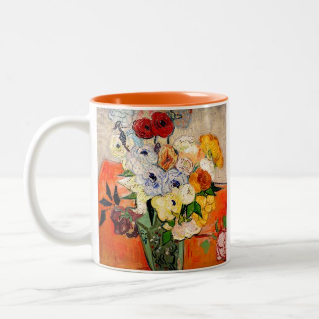 Tasse 2 Couleurs Van Gogh Roses and Anemones (Gauche)