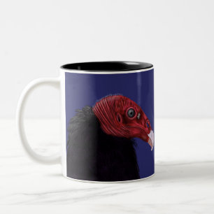 Tasse 2 Couleurs Vautour de Turquie illustrée