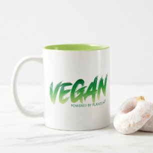 Tasse 2 Couleurs Vegan - Propulsé par des plantes