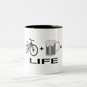 Tasse 2 Couleurs Vélos et bière !