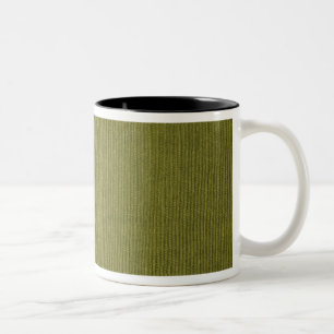 Tasse 2 Couleurs Velours côtelé vert
