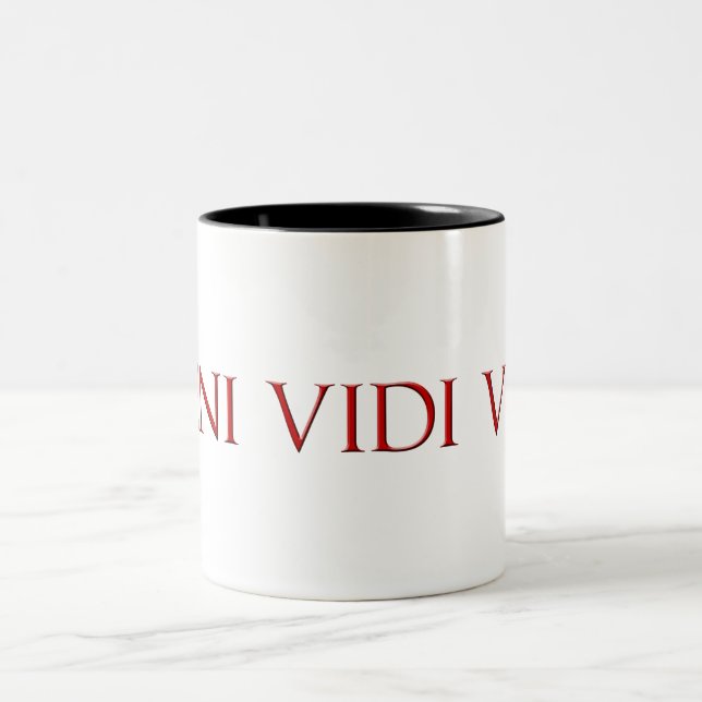 Tasse 2 Couleurs Veni Vidi Vici (Centre)
