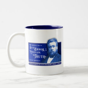 Tasse 2 Couleurs Vérité de l'espurgeon c. erreur