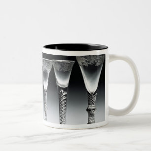 Tasse 2 Couleurs verres d'Air-torsion, 1750-60