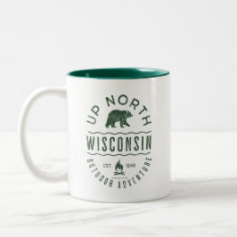 Tasse 2 Couleurs Vers le nord du Wisconsin