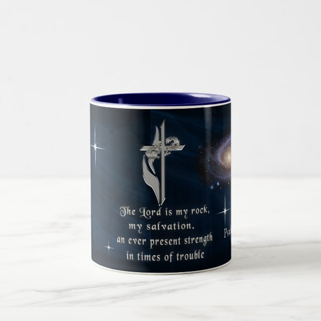 Tasse 2 Couleurs Verset biblique (Centre)
