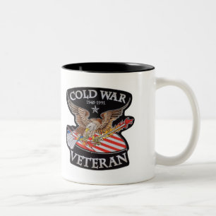 TASSE 2 COULEURS VÉTÉRAN DE GUERRE FROIDE