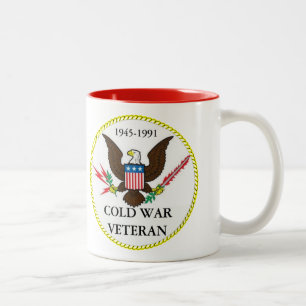TASSE 2 COULEURS VÉTÉRAN DE GUERRE FROIDE