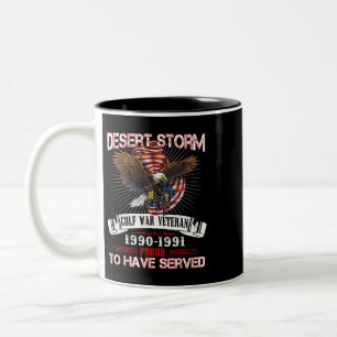 Tasse 2 Couleurs Vétérinaire de la tempête du désert T-shirt Vétéri
