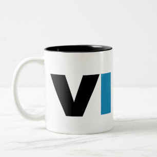 Tasse 2 Couleurs VIBE (blanc)