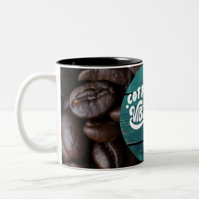 Tasse 2 Couleurs Vibes café (Gauche)