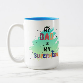 Tasse 2 Couleurs Vibes papa héroïque