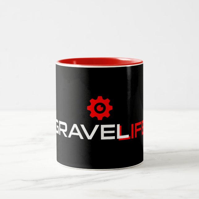 Tasse 2 Couleurs Vie de gravier Cyclisme (Centre)