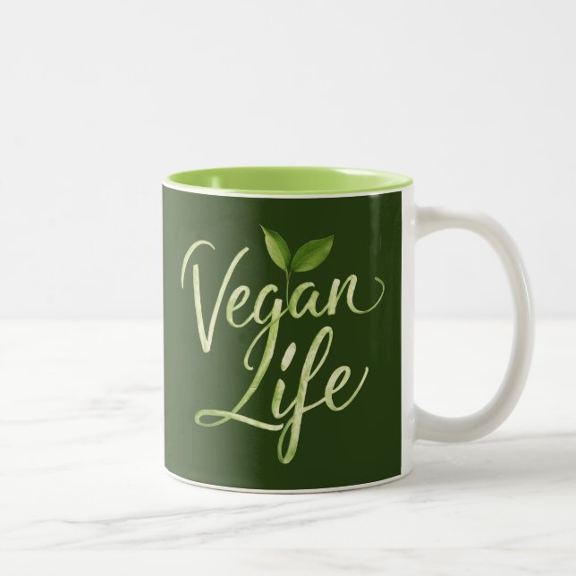 Tasse 2 Couleurs Vie végétale (Droit)