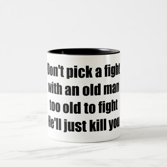 Tasse 2 Couleurs Vieil homme (Centre)