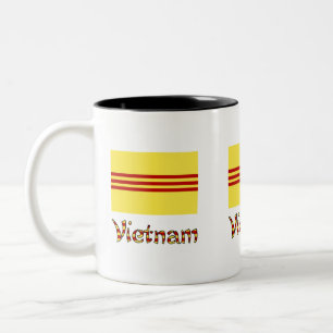Tasse 2 Couleurs Vietnam et Drapeau sud-vietnamien 3