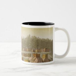 Tasse 2 Couleurs Village indien, la nouvelle Géorgie, Alaska