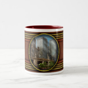 Tasse 2 Couleurs Ville - Chicago IL - Poursuivre un héritage