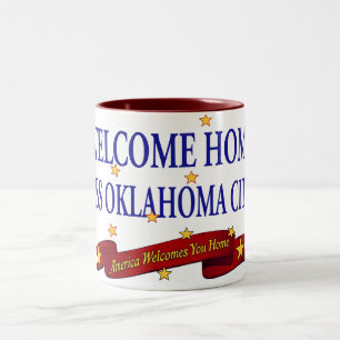 Tasse 2 Couleurs Ville d'Oklahoma à la maison bienvenue d'USS